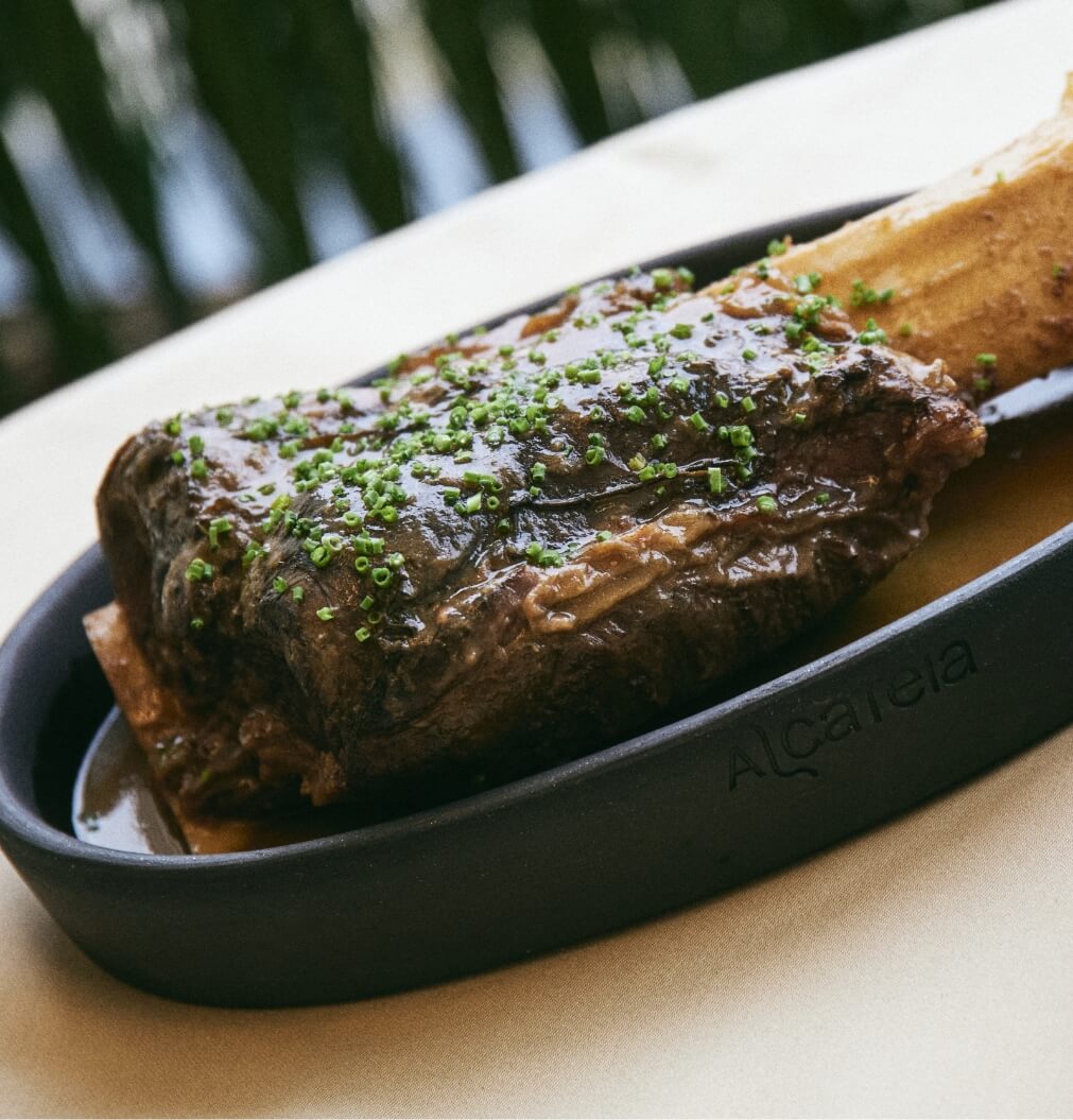 Osso buco a carvão