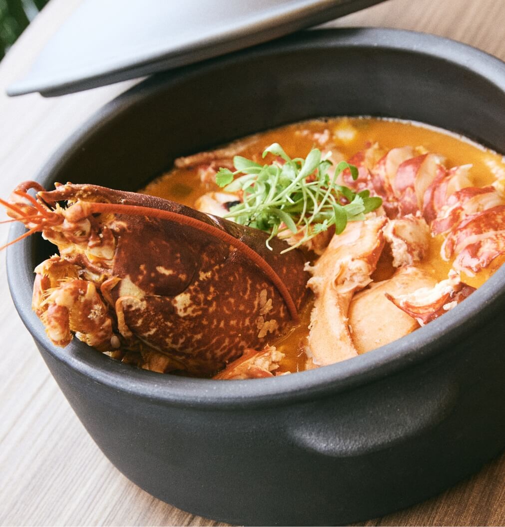 Arroz caldoso de lavagante