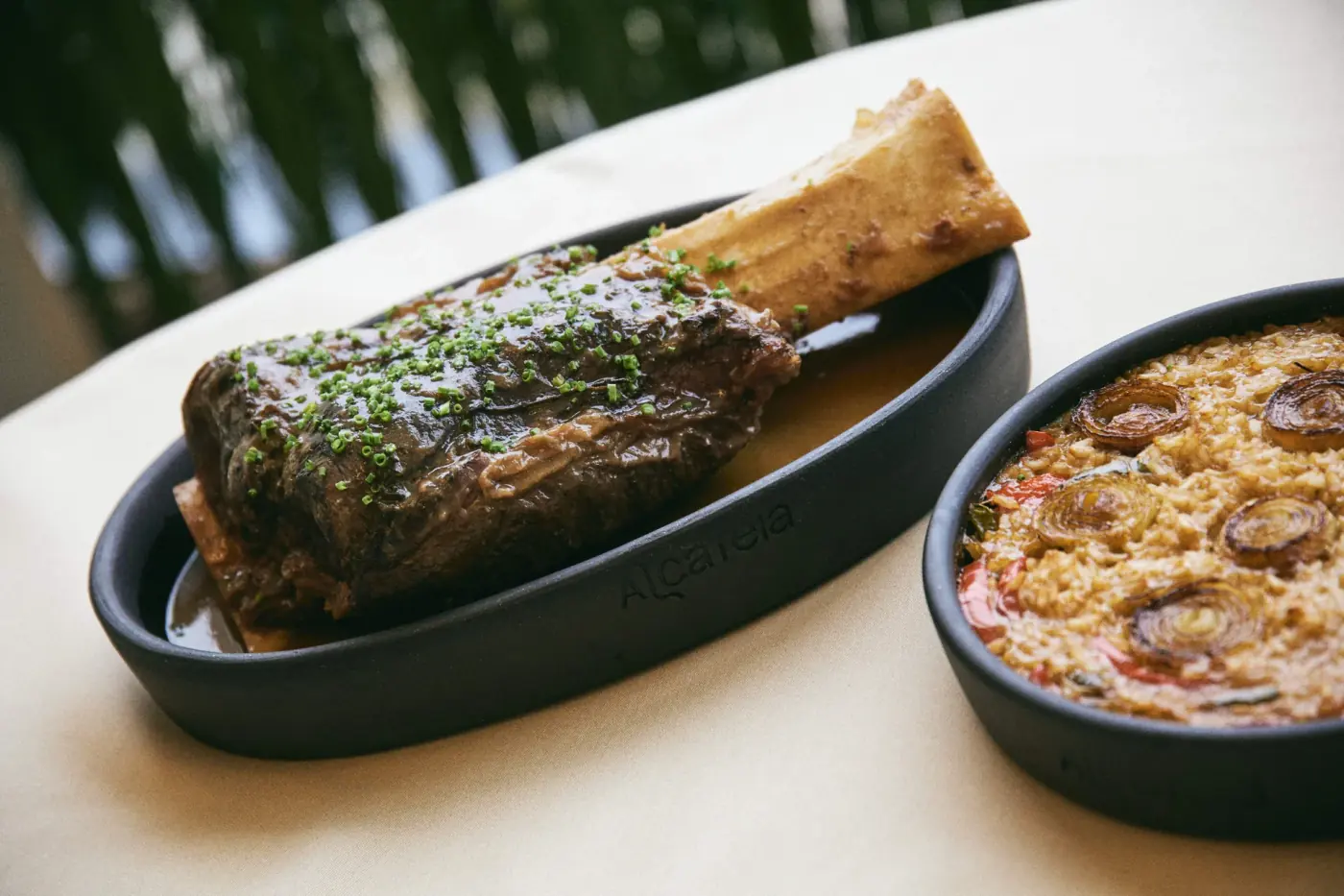 Detalhe gastronómico no Alcateia